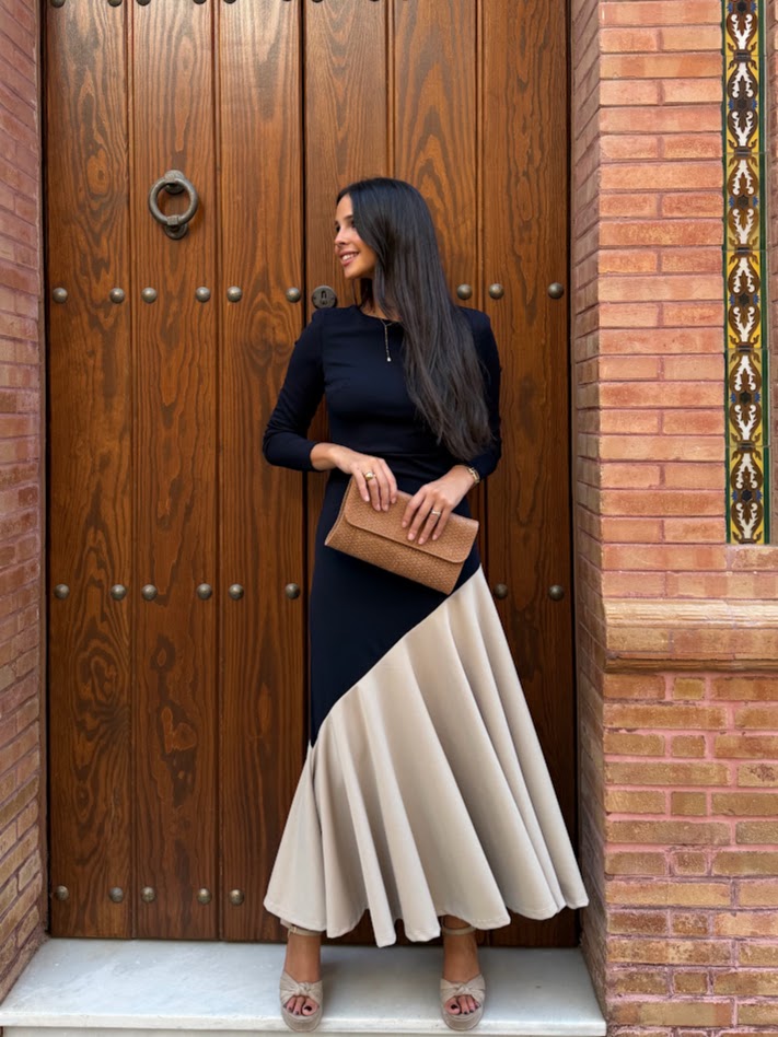 Vestido Andrea mangas