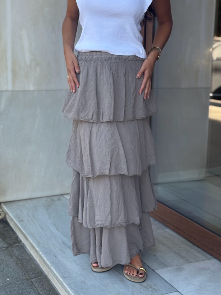 Falda volantes topo