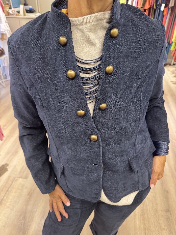 Chaqueta azul marino