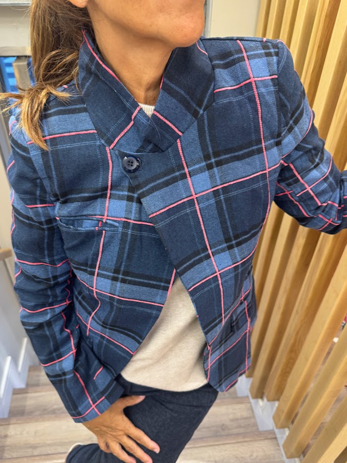 Chaqueta de cuadros