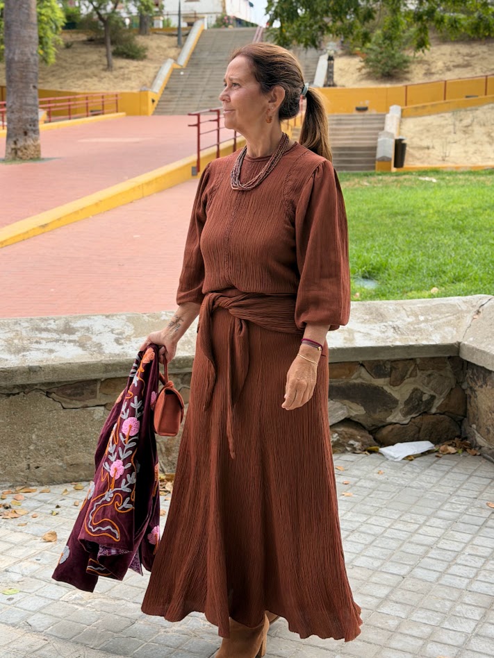 Camisa Aldara teja