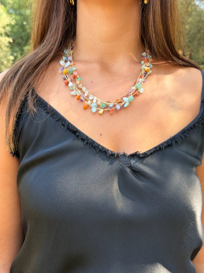 Collar abalorios