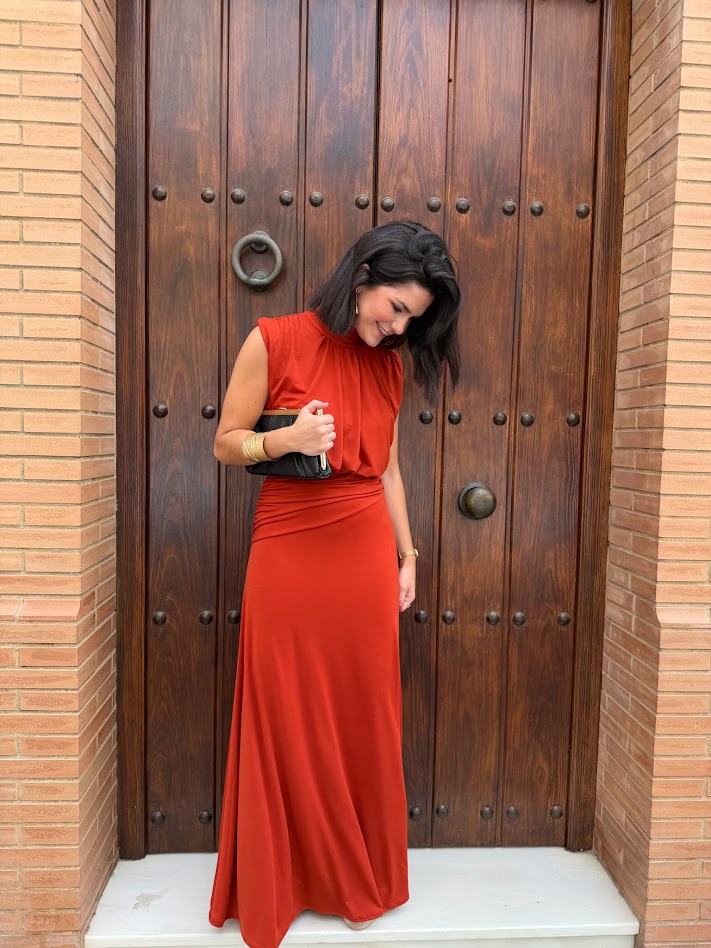 Vestido Valentina Naranja