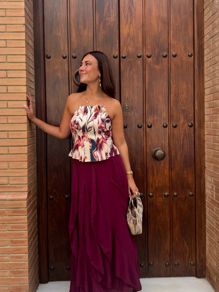 Top Rocío fondo beige
