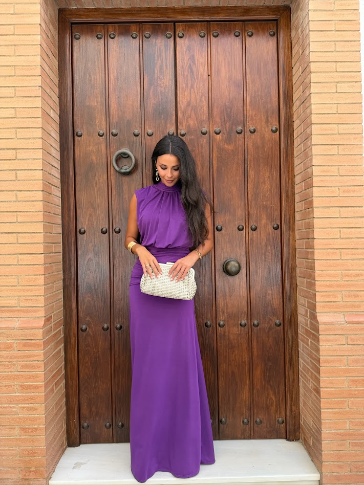 Vestido Valentina morado