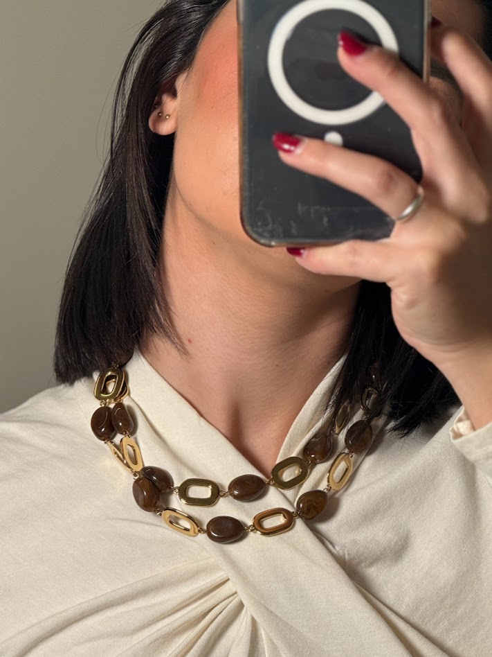 Collar eslabones colores