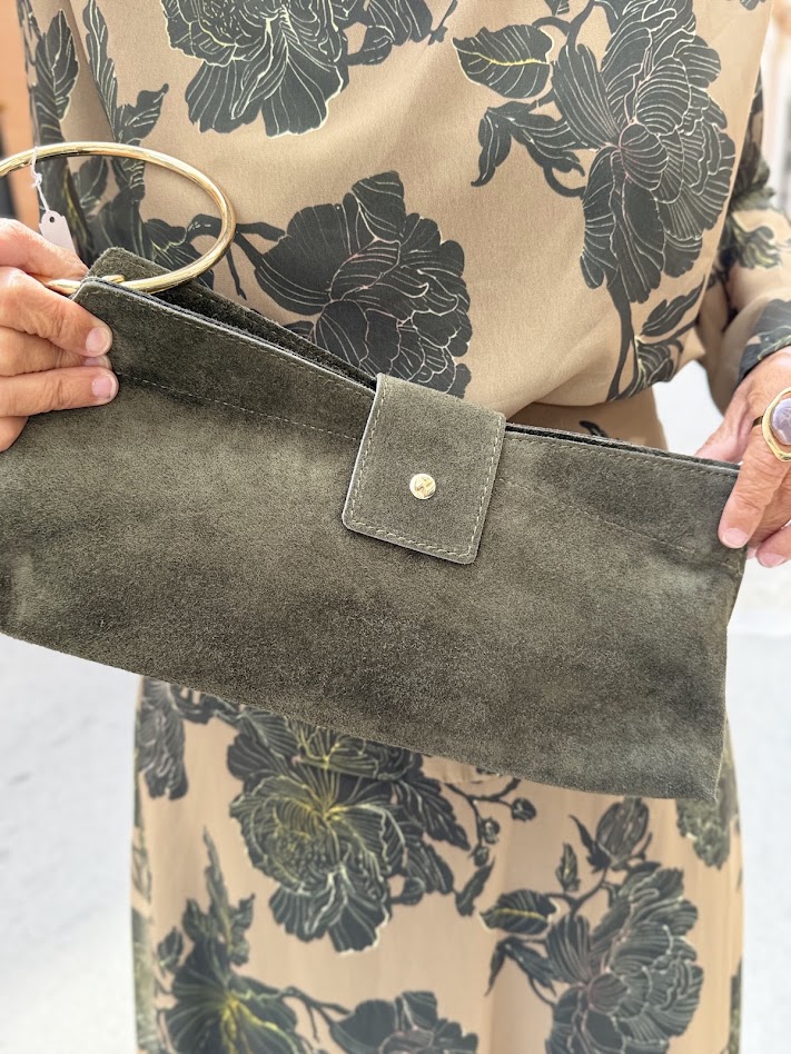 Cartera caqui aro