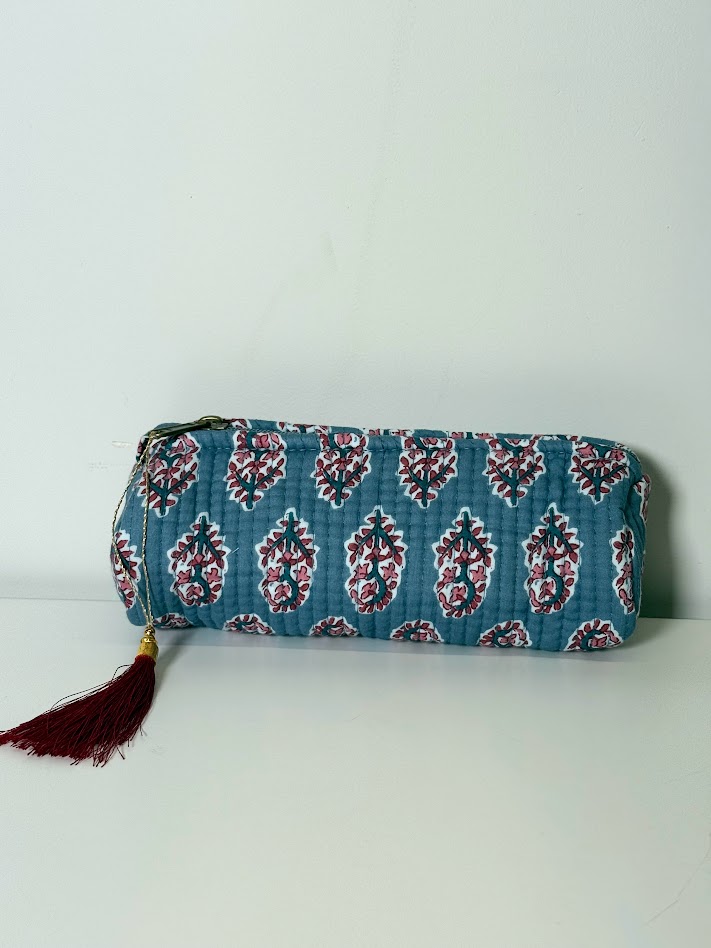 Estuche India azul