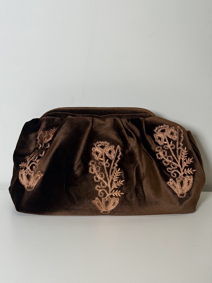 Cartera Teresa marrón