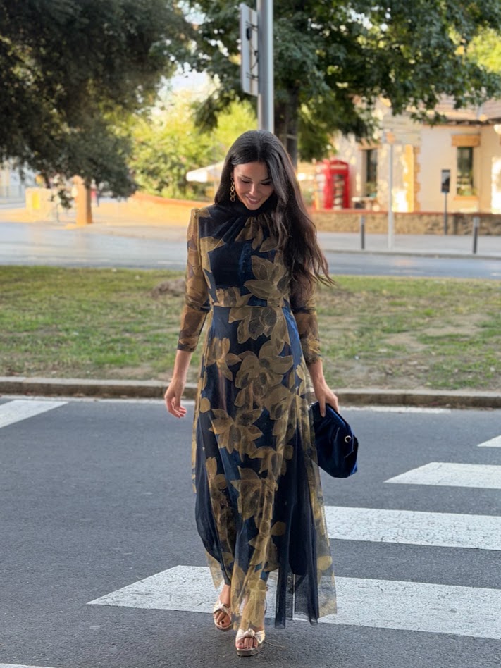 Vestido Duero azul