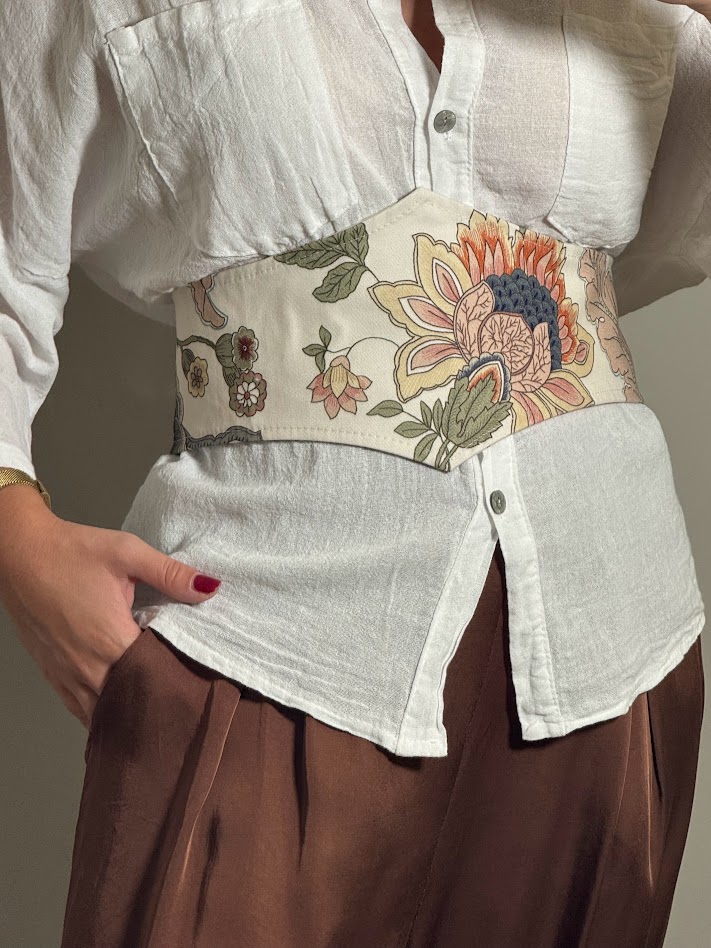 Fajín beige