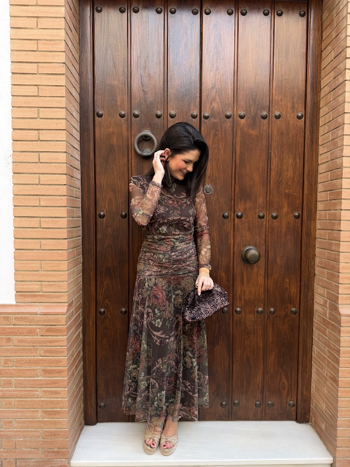 Vestido Noa marrón
