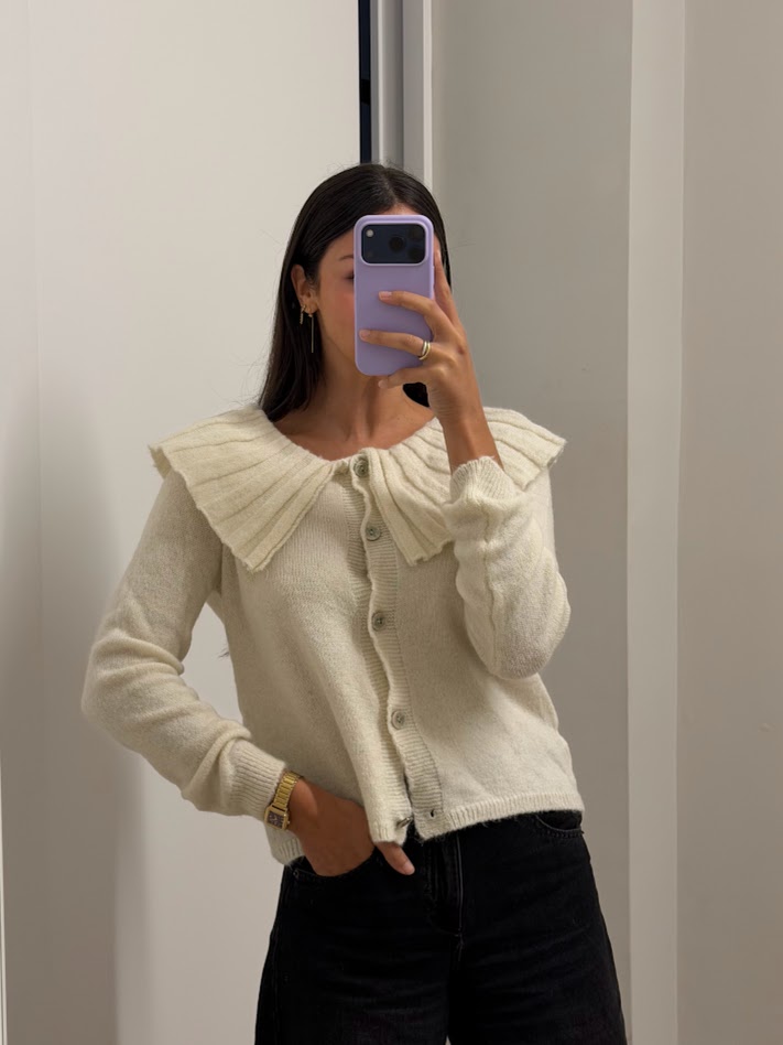 Chaqueta cuello de punto beige (varios colores)