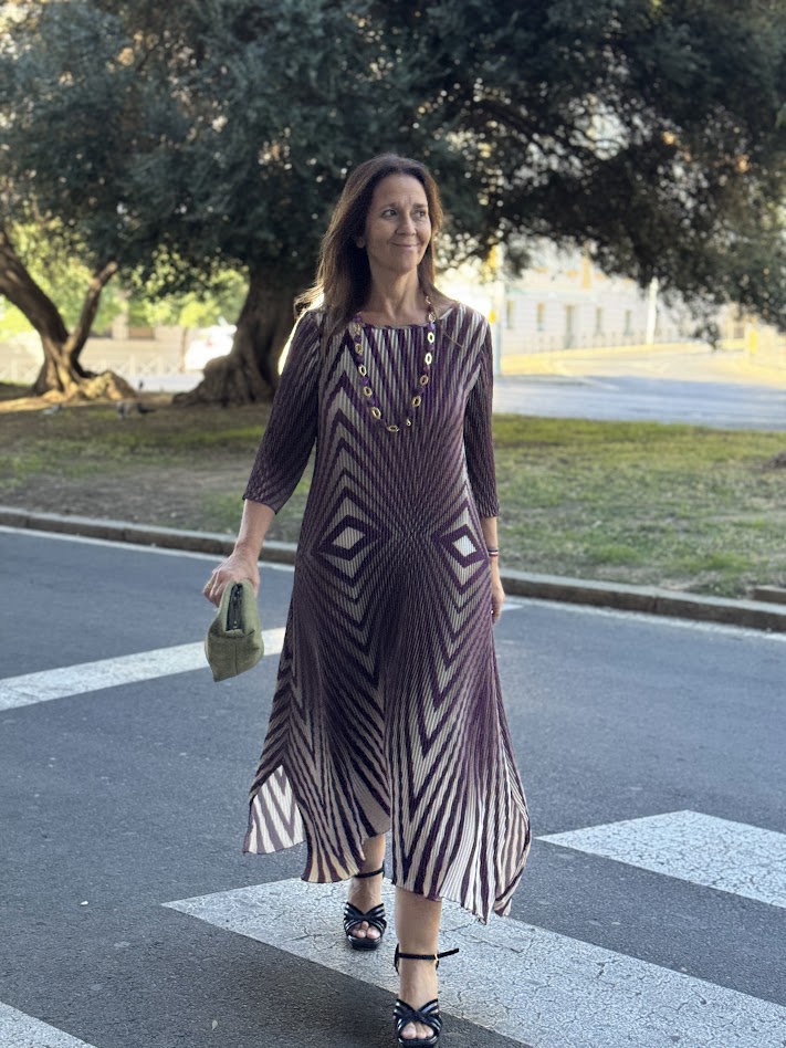 Vestido Cristina marrón