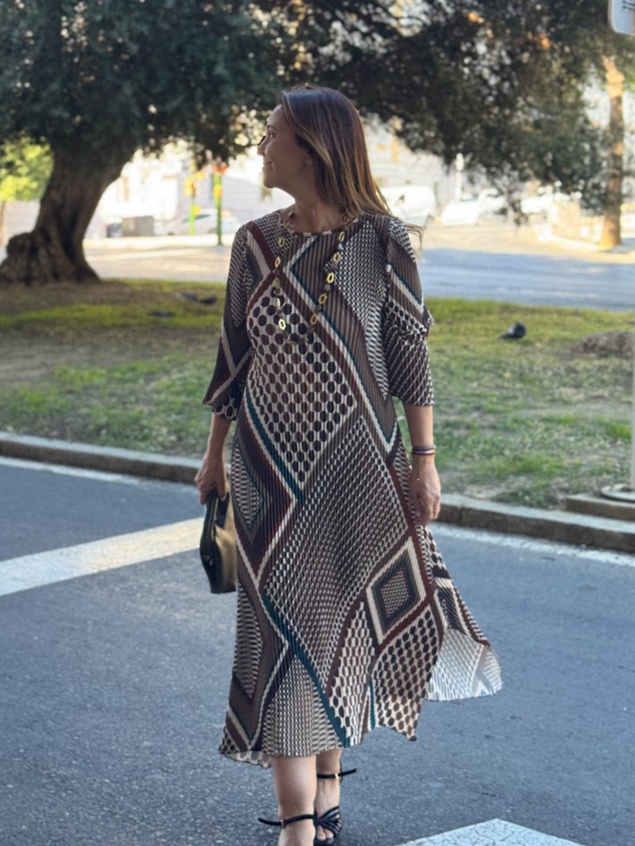 Vestido Cristina estampado